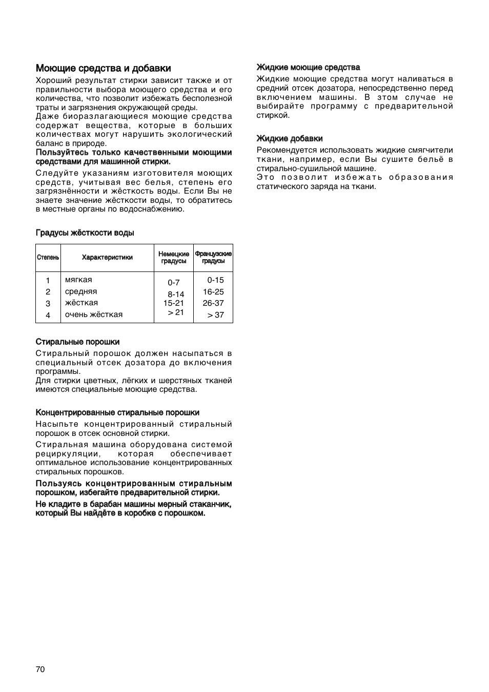 Моющие средства и добавки Хороший результат стирки зависит т...