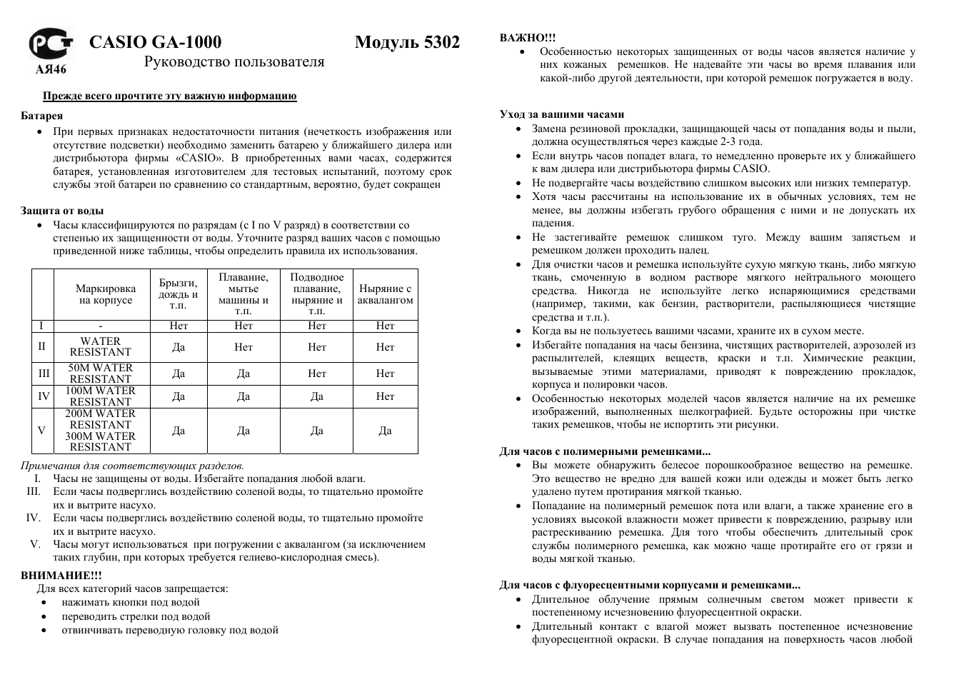 Руководство пользователя Прежде всего прочтите эту важную и...