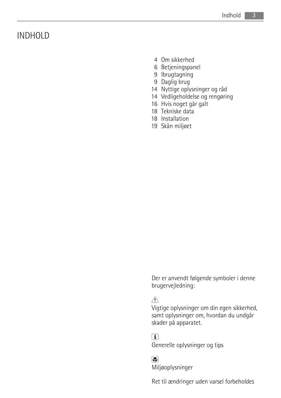 Indhold