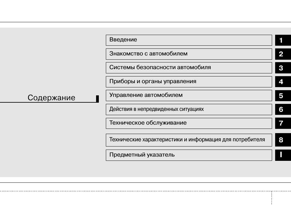 I Введение Знакомство с автомобилем Системы безопасности ав...