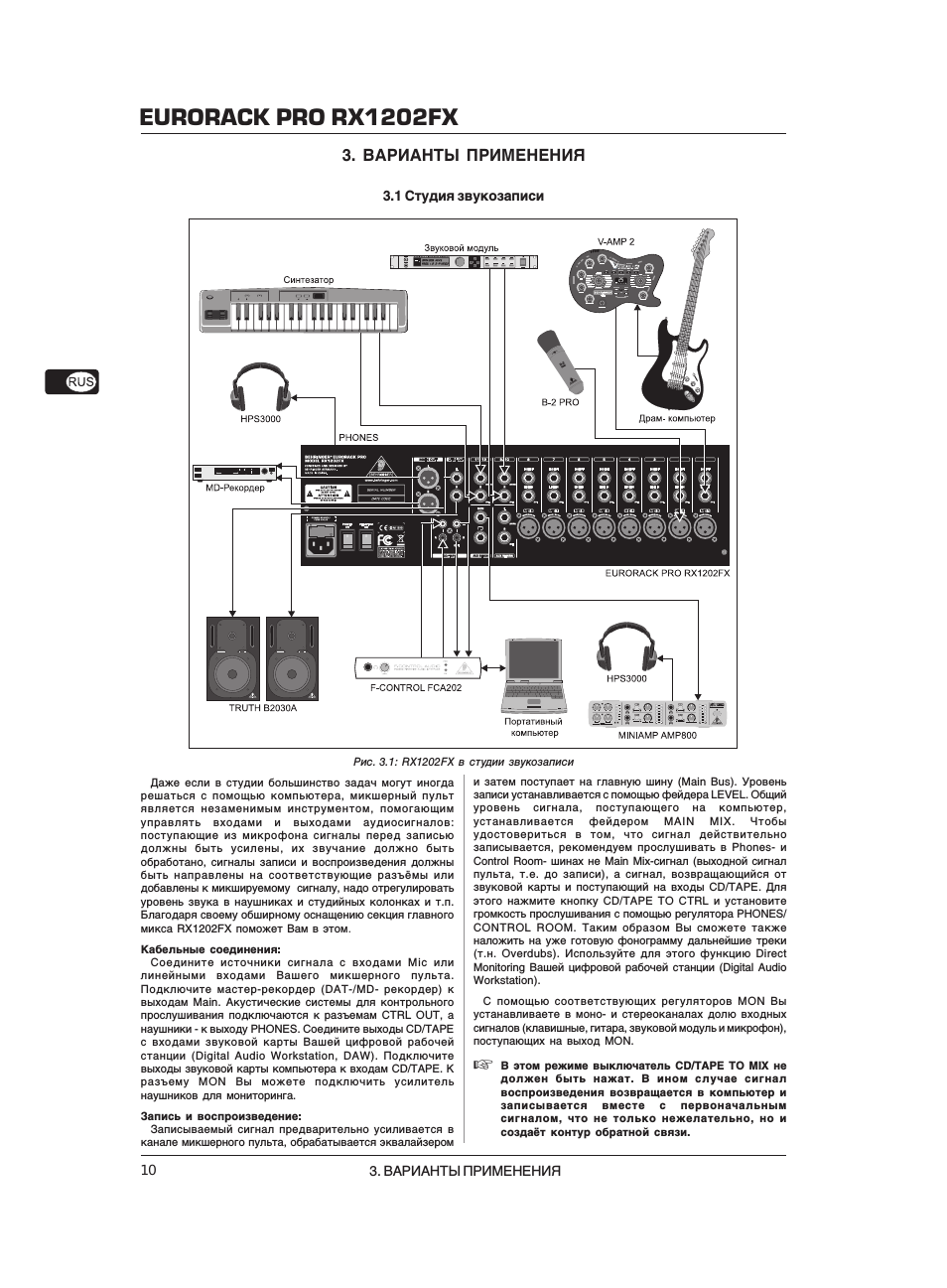 Eurorack pro rx1202fx