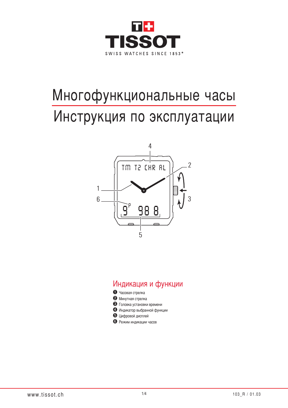 Индикация и функции