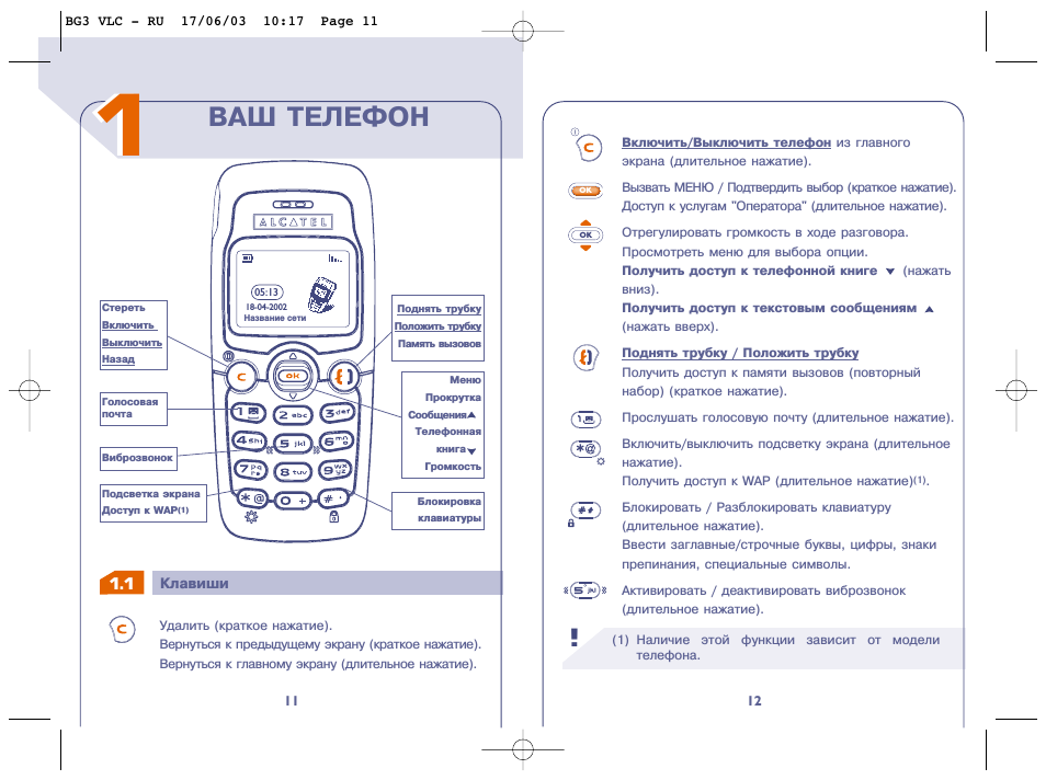 Ваш телефон