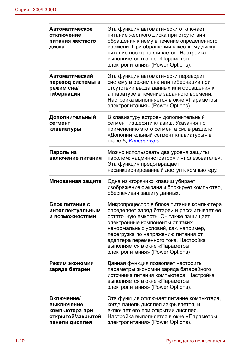 Руководство пользователя Серия L...