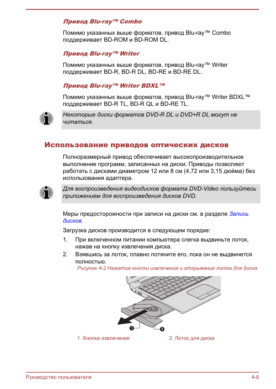 Использование приводов оптических дисков