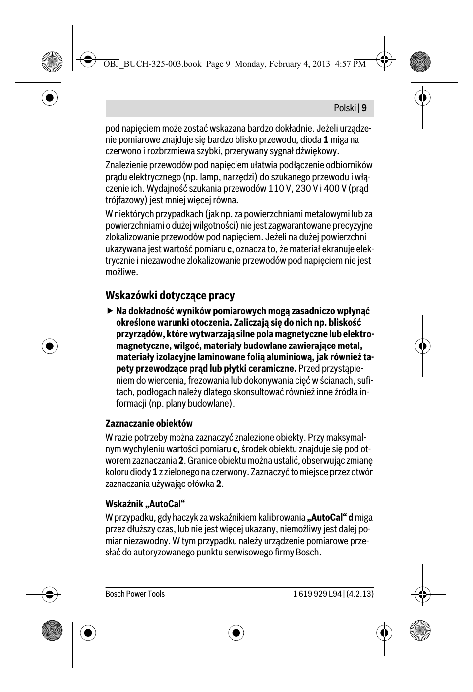 Wskazówki dotyczące pracy
