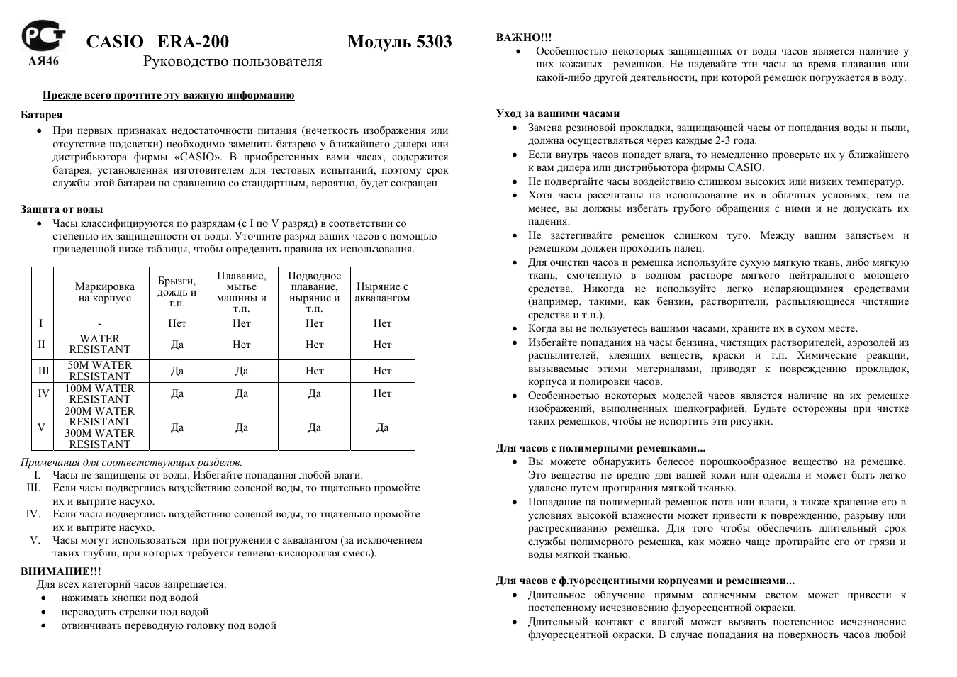 Руководство пользователя