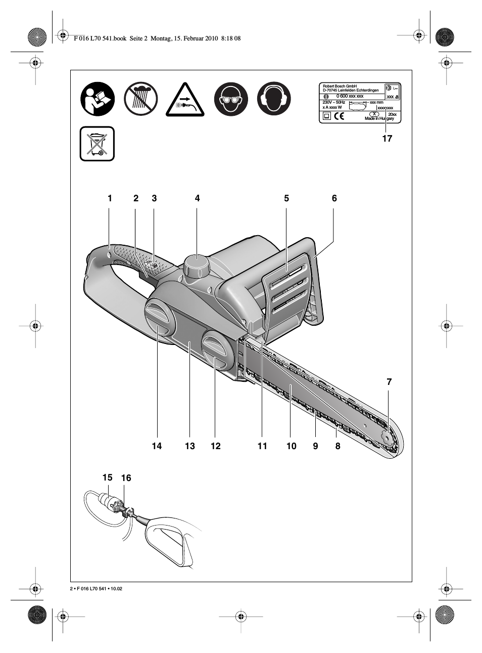 Hzx A xxxx W xxx mm xxxxxxxx Robert Bosch GmbHD...