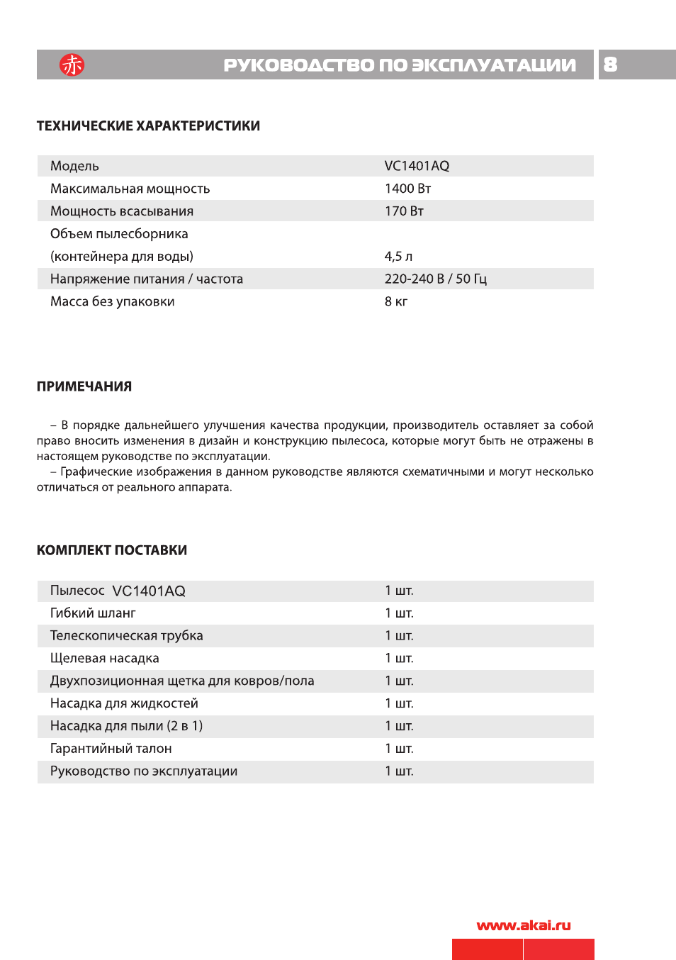 РУКОВОДСТВО по ЭКСПЛУАТАЦИИ ТЕХНИЧЕСКИЕ ХАРАКТЕРИСТИКИ Модел...