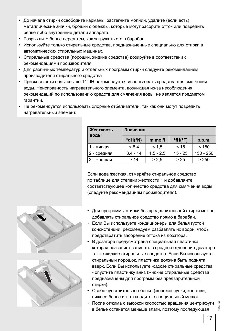 Жесткость воды Значения...