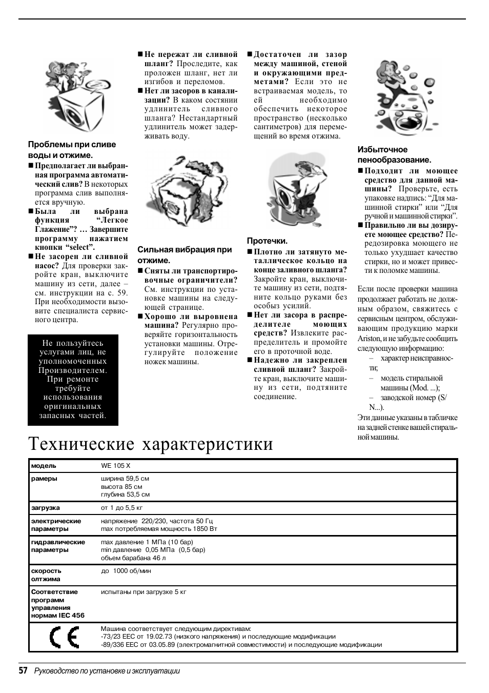 Технические характеристики