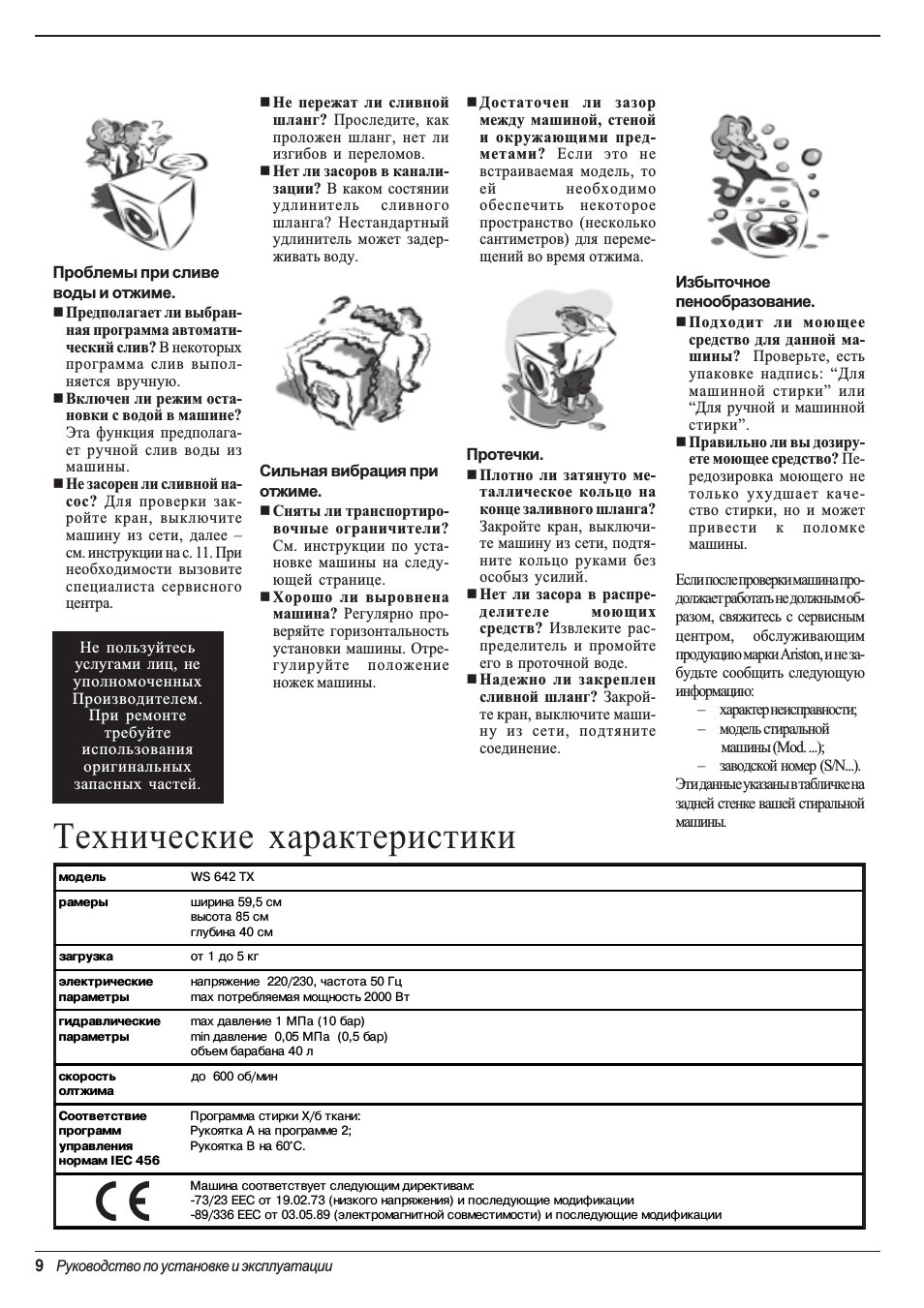 Технические характеристики