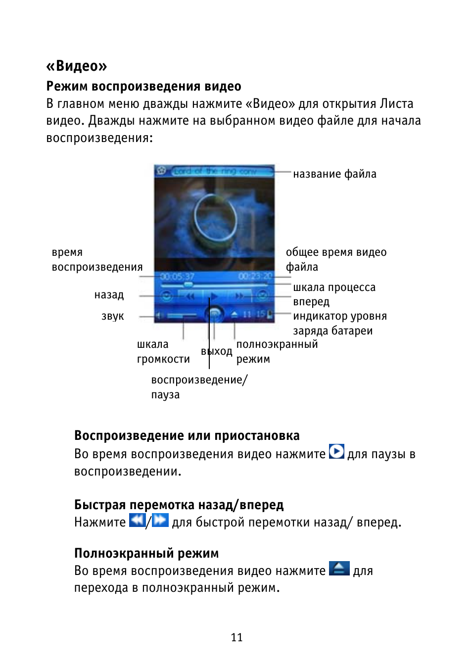 Видео