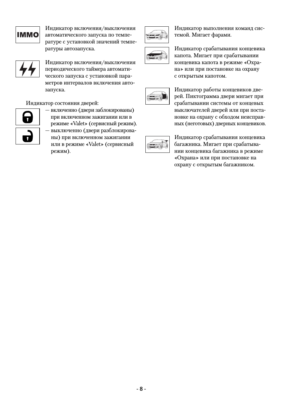  Индикатор включения...