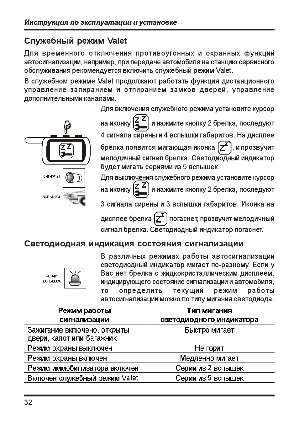 Старлайн как снять с охраны кнопкой валет