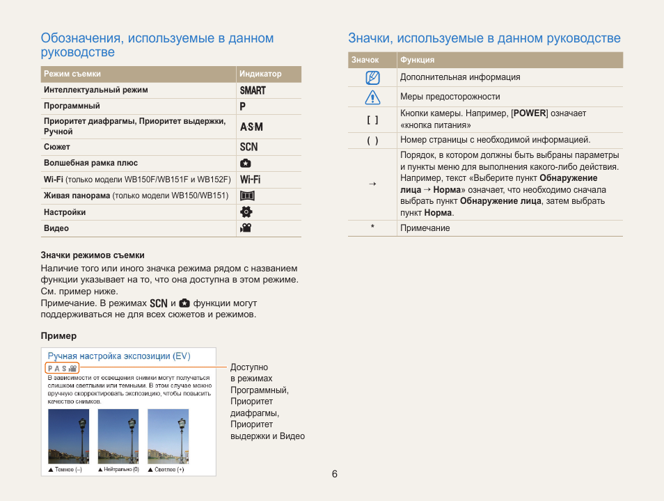 Обозначения, используемые в данном руководстве, Значки, используемые в данном руководстве