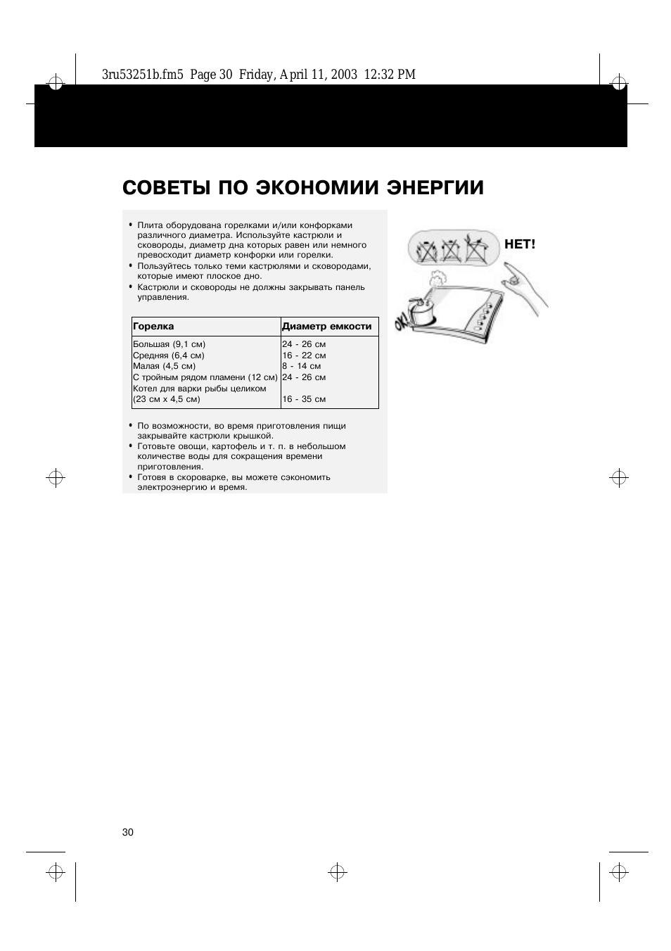 Советы по экономии энергии