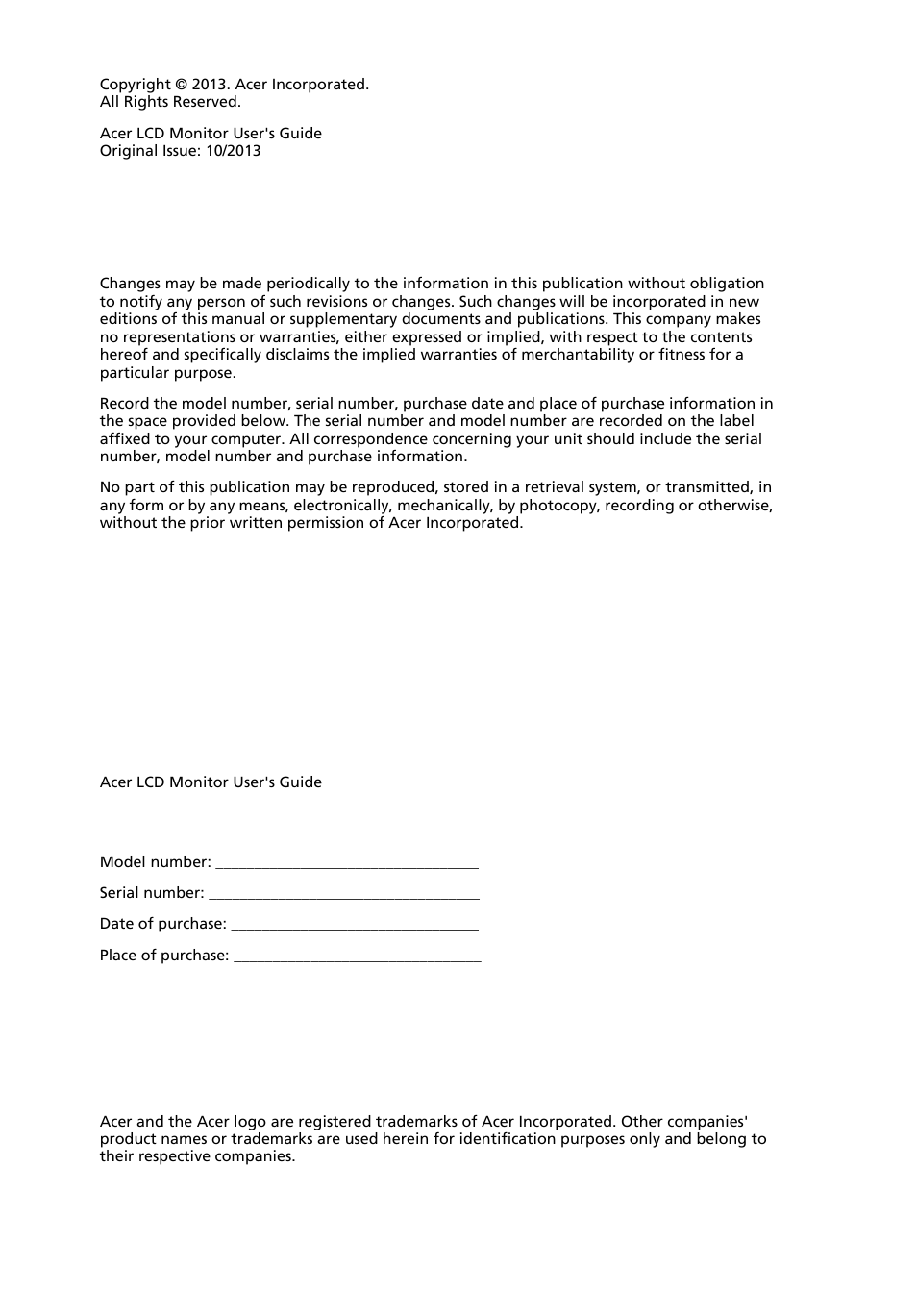 Changes may be made periodically to the information in this ...