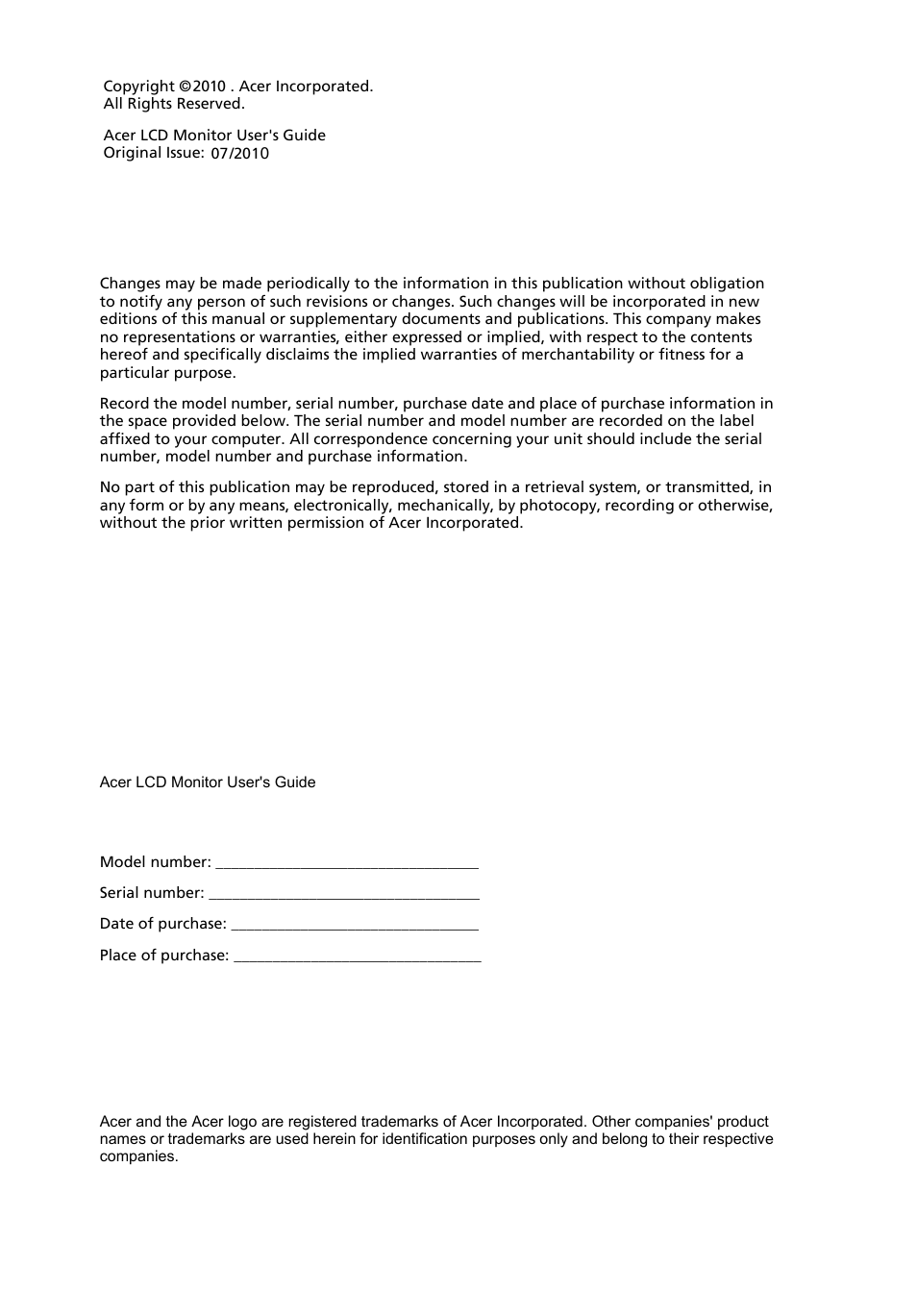 Changes may be made periodically to the information in this ...