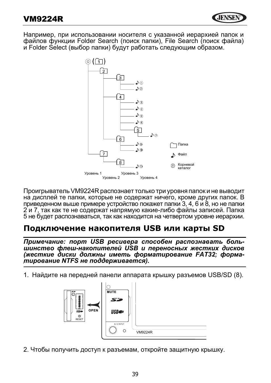 Vm9224 r, Usb sd