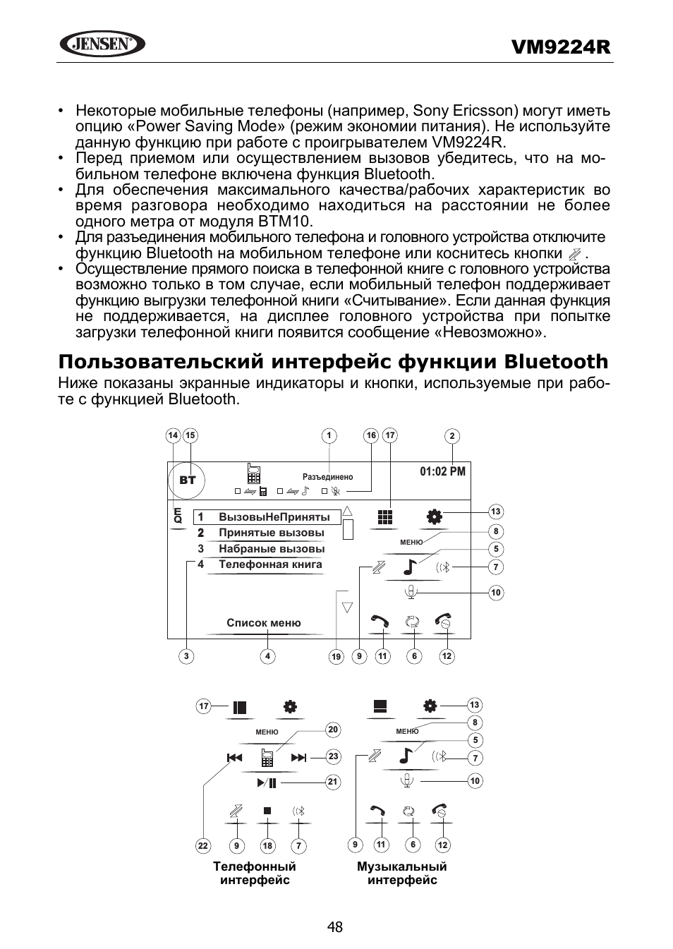 Vm9224 r, Bluetooth