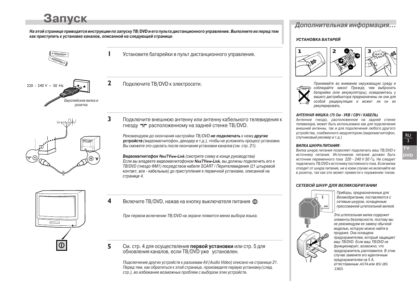 Запуск, Дополнительная информация