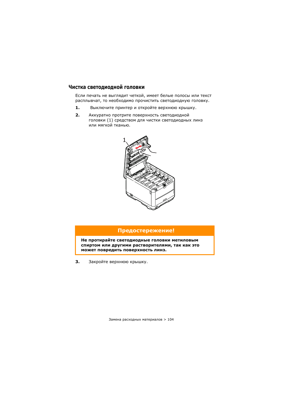 Чистка светодиодной головки