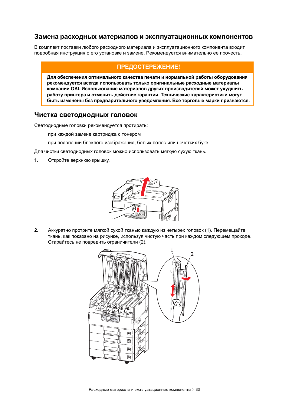 Чистка светодиодных головок