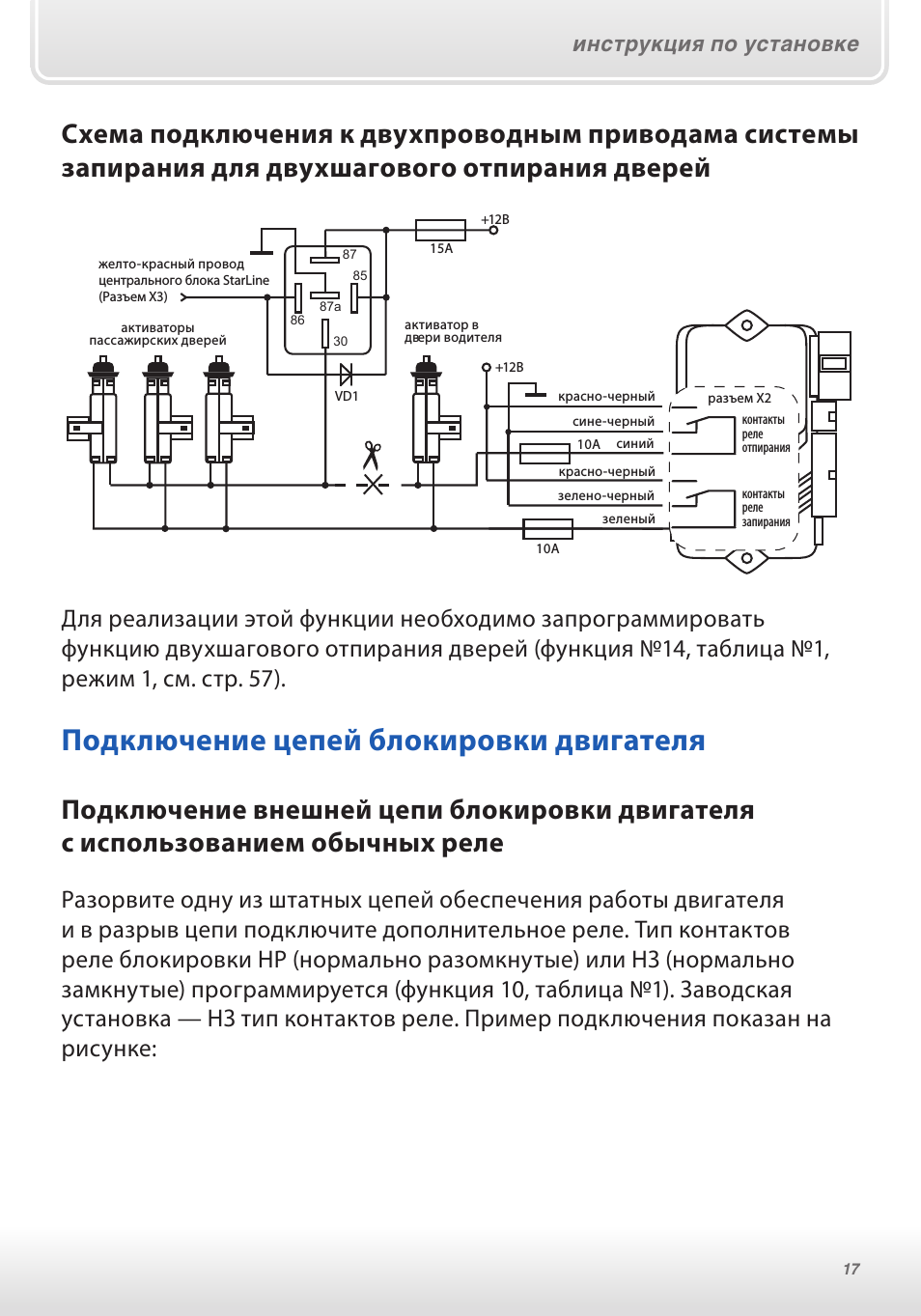 Схема установки старлайн b9 StarLine B92 Dialog CAN: Instruction manual and user guide, инструкция по устано
