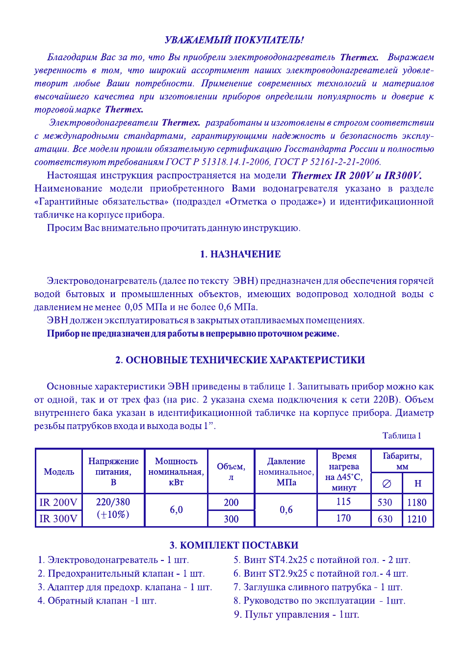 УВАЖАЕМЫЙ ПОКУПАТЕЛЬ...