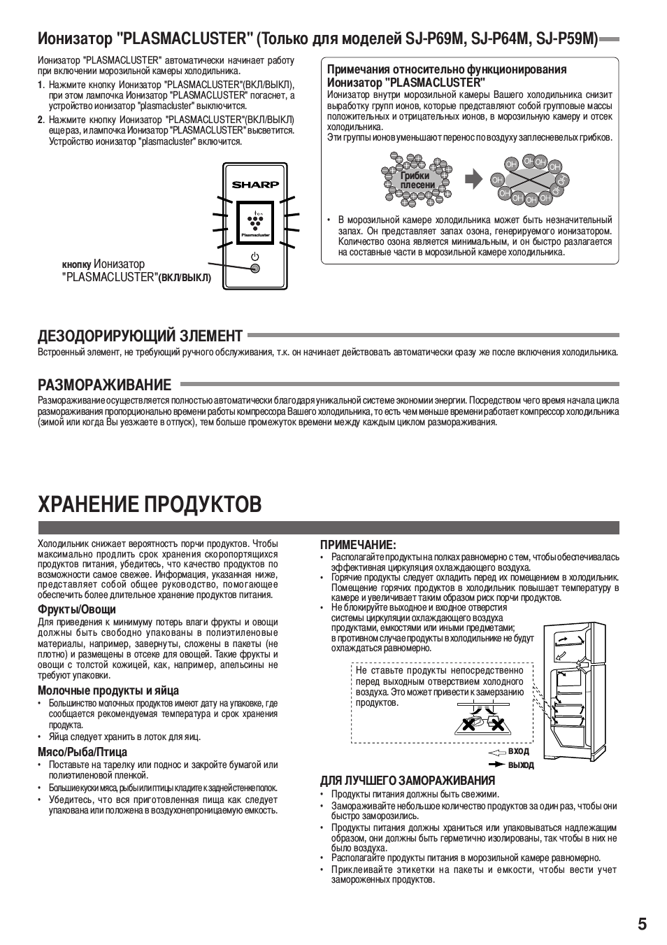 Хранение продуктов, Ао у о, Ао а а