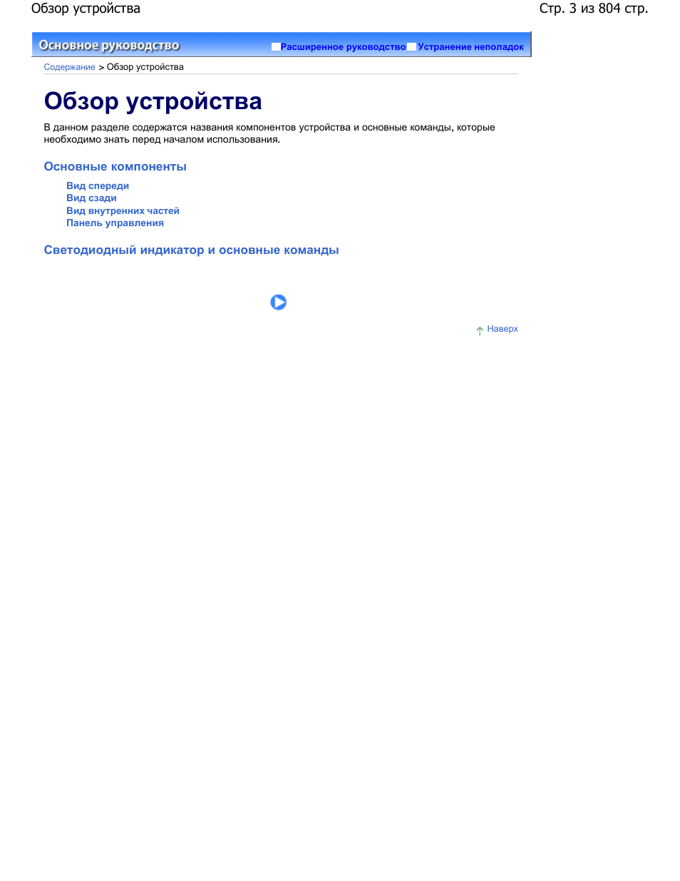 Обзор устройства