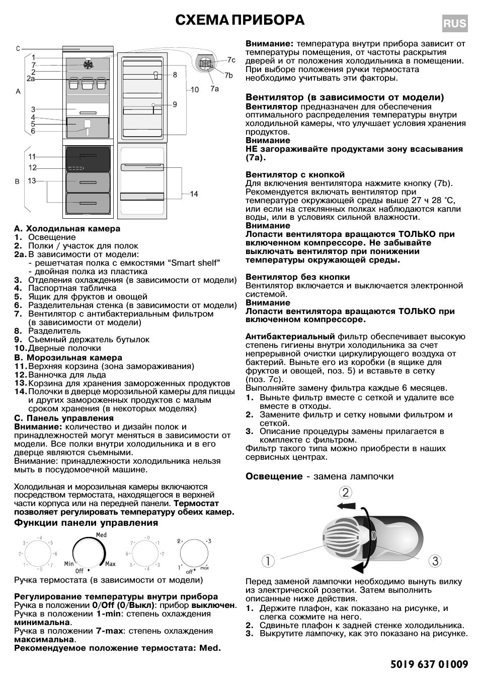 Схема прибора